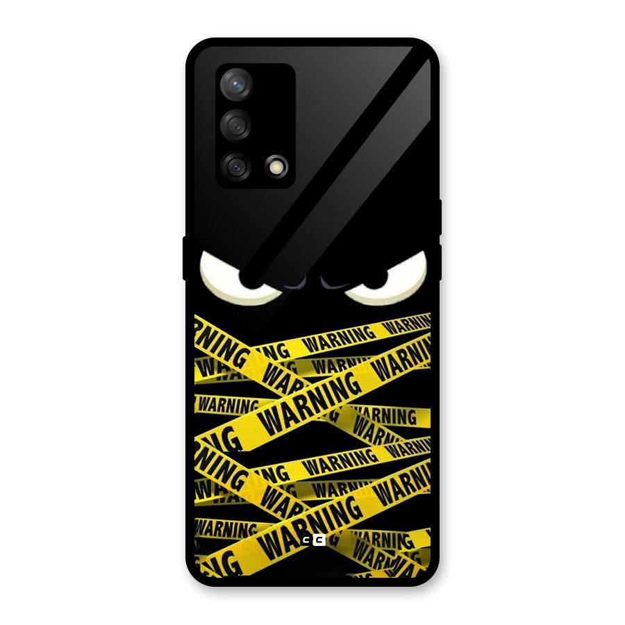 Warning Eyes Glass Back Case for Oppo F19