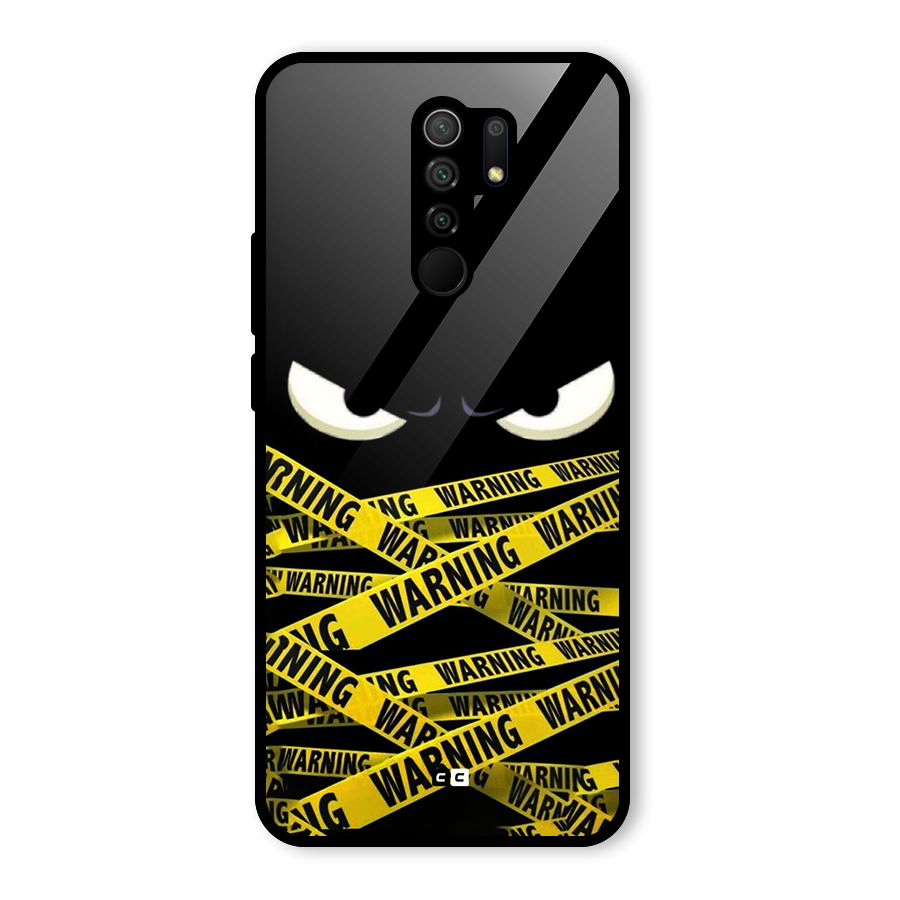 Warning Eyes Glass Back Case for Poco M2