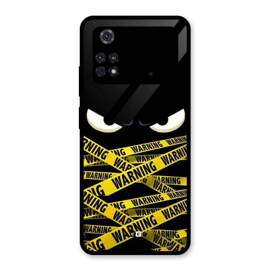Warning Eyes Glass Back Case for Poco M4 Pro 4G