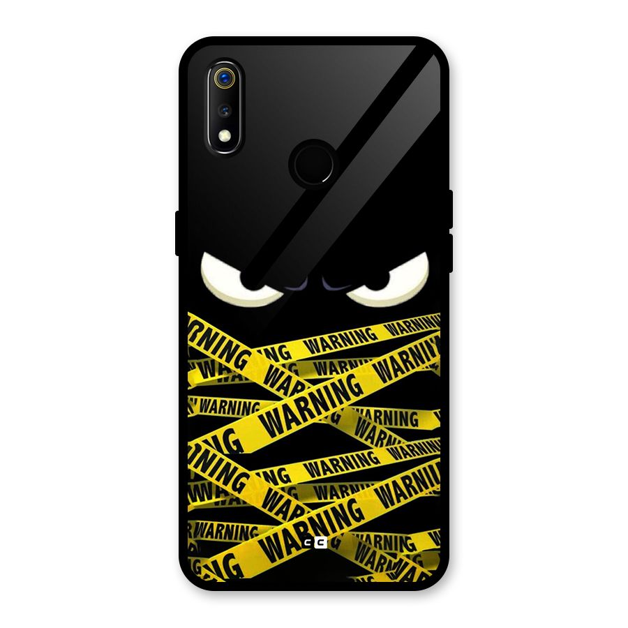 Warning Eyes Glass Back Case for Realme 3i