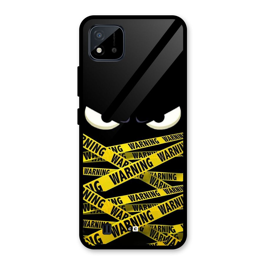 Warning Eyes Glass Back Case for Realme C11 2021