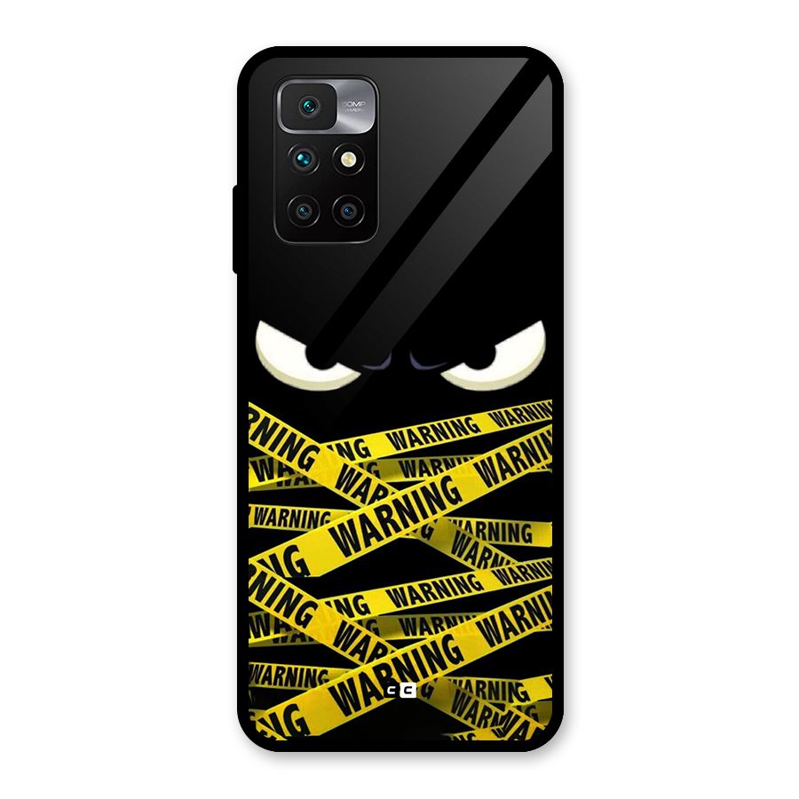 Warning Eyes Glass Back Case for Redmi 10 Prime