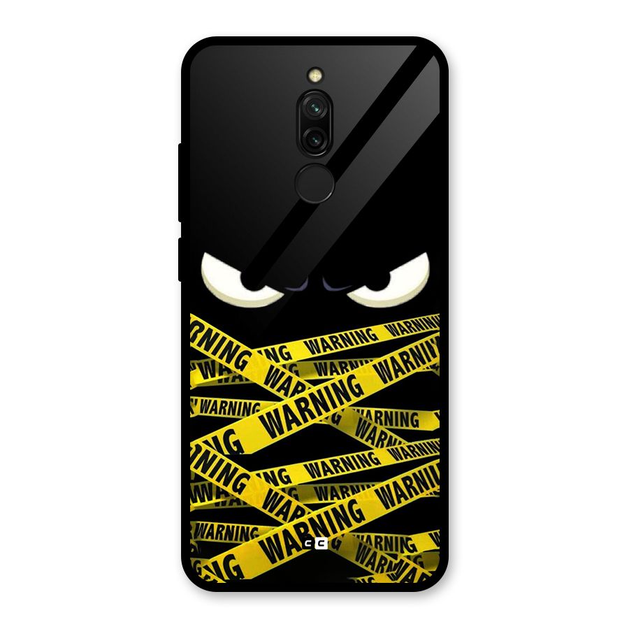 Warning Eyes Glass Back Case for Redmi 8