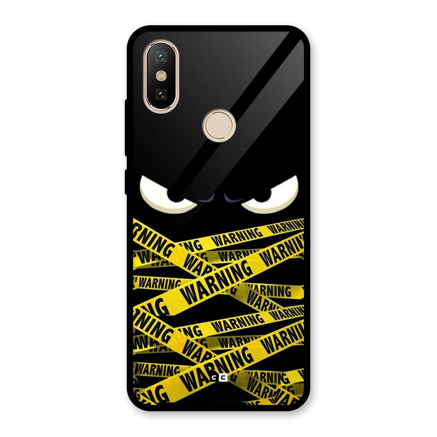 Warning Eyes Glass Back Case for Redmi A2