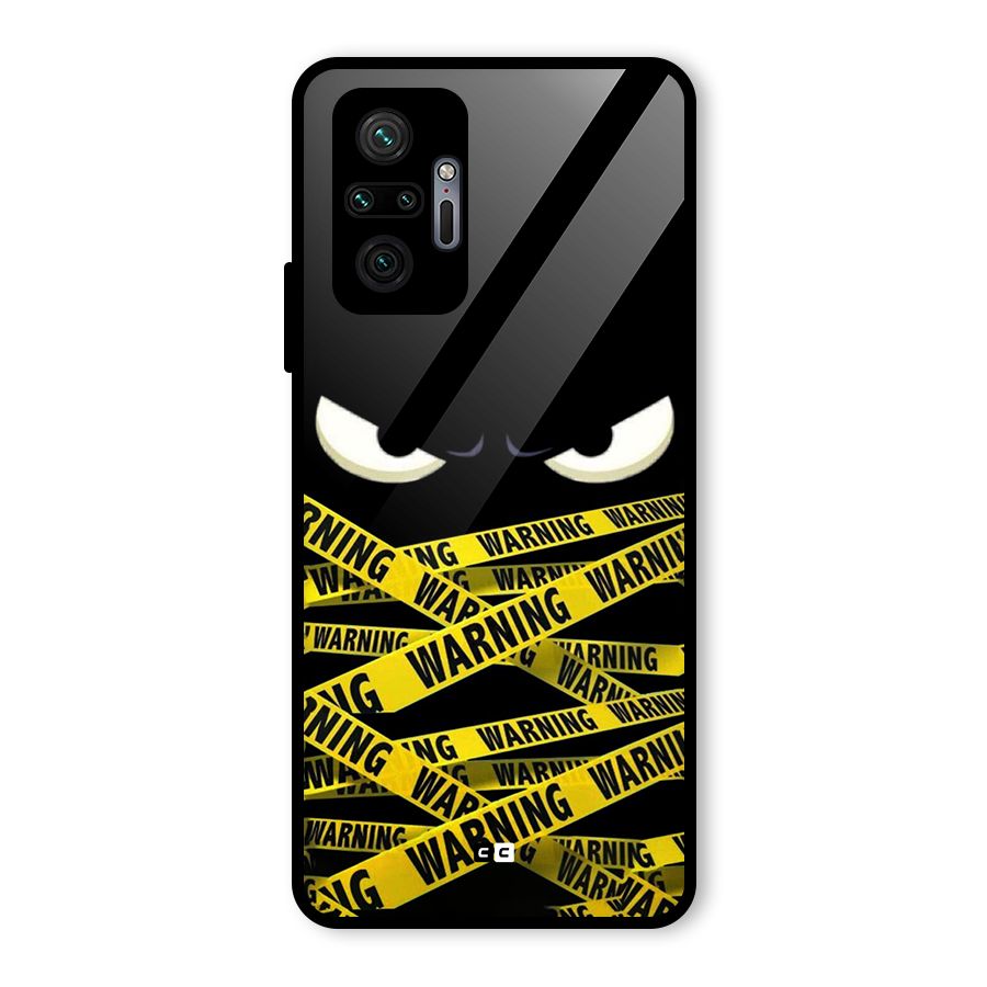 Warning Eyes Glass Back Case for Redmi Note 10 Pro Max