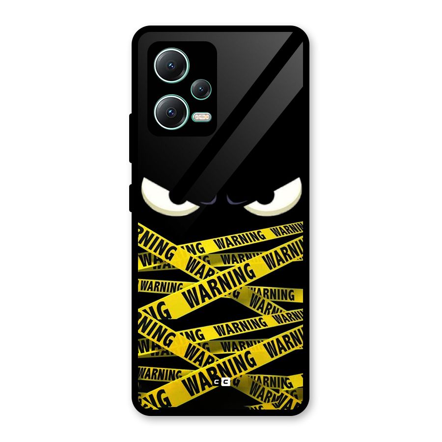 Warning Eyes Glass Back Case for Redmi Note 12 5G
