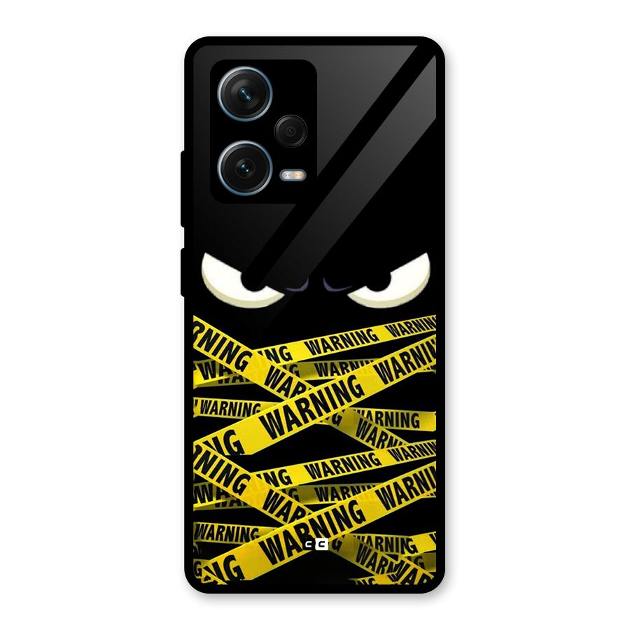 Warning Eyes Glass Back Case for Redmi Note 12 Pro Plus 5G
