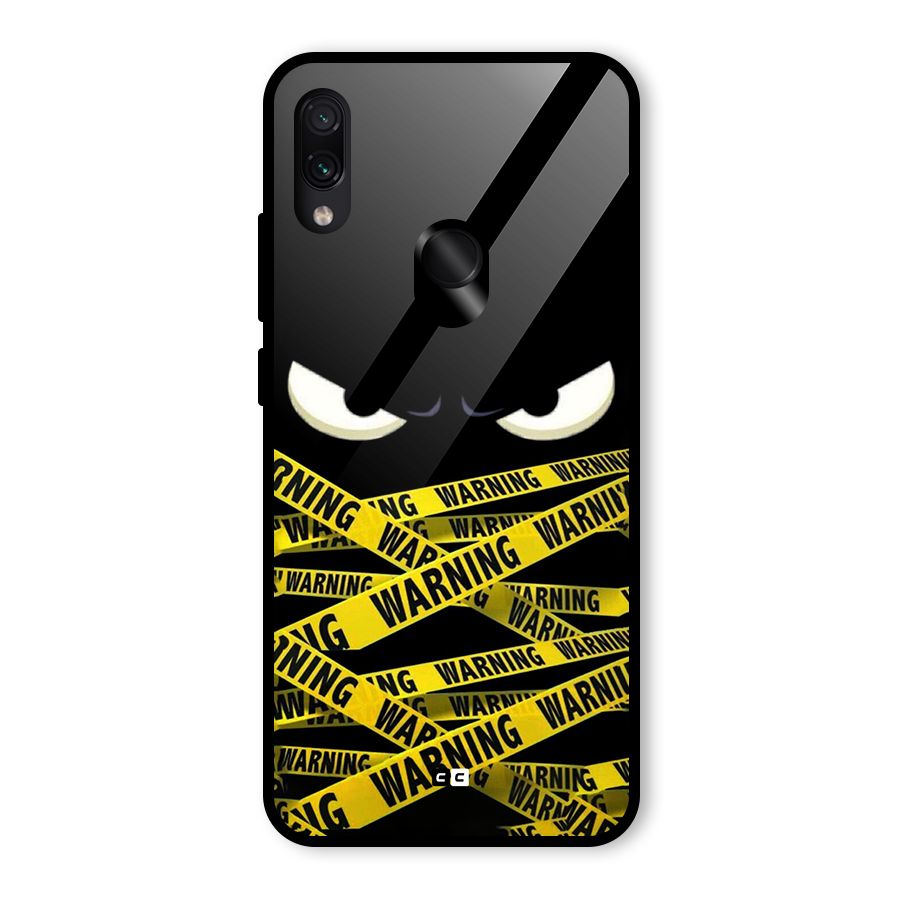 Warning Eyes Glass Back Case for Redmi Note 7 Pro