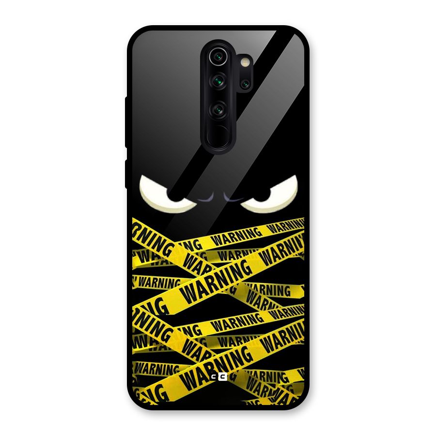 Warning Eyes Glass Back Case for Redmi Note 8 Pro