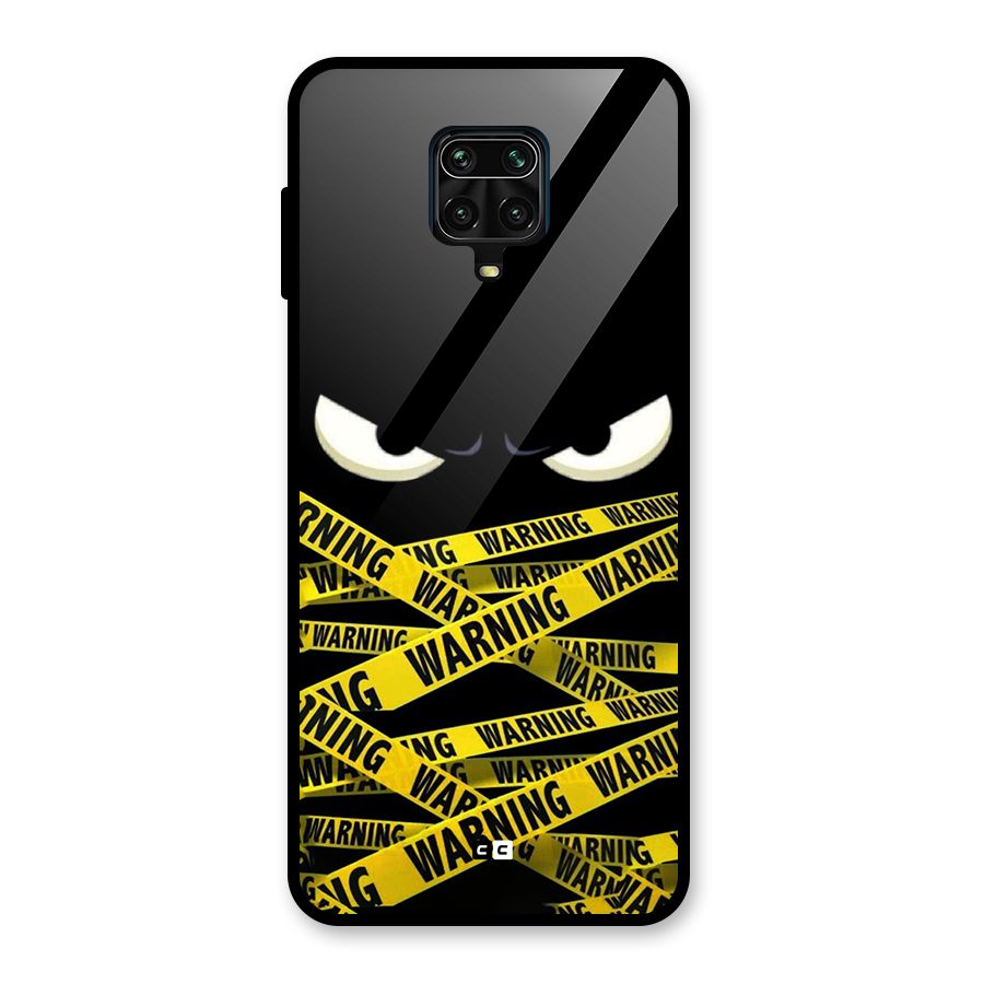 Warning Eyes Glass Back Case for Redmi Note 9 Pro