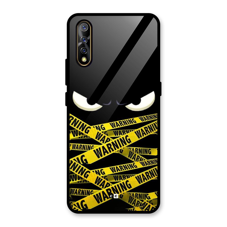 Warning Eyes Glass Back Case for Vivo S1