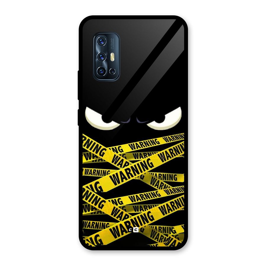 Warning Eyes Glass Back Case for Vivo V17