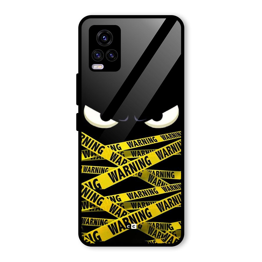 Warning Eyes Glass Back Case for Vivo V20 2021
