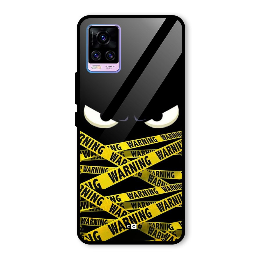 Warning Eyes Glass Back Case for Vivo V20 Pro