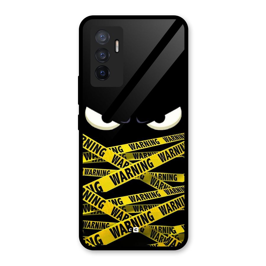 Warning Eyes Glass Back Case for Vivo V23e