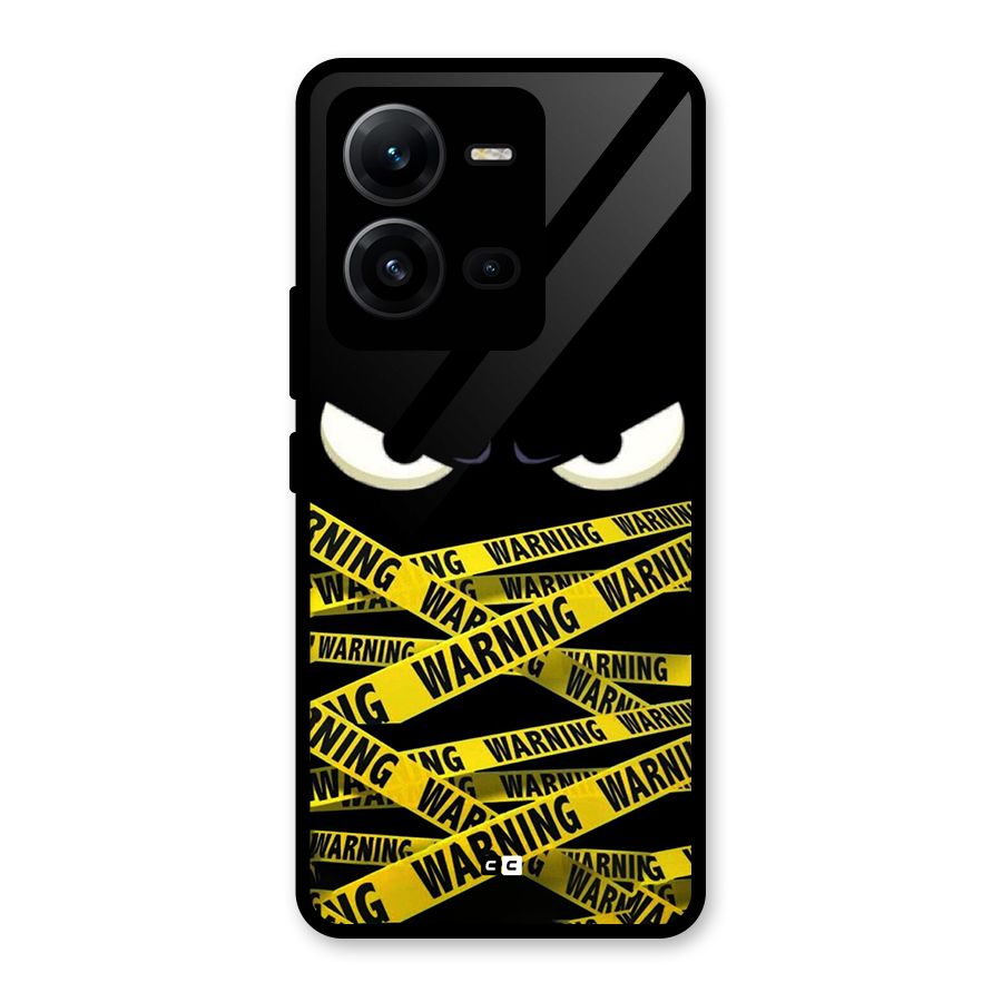 Warning Eyes Glass Back Case for Vivo V25
