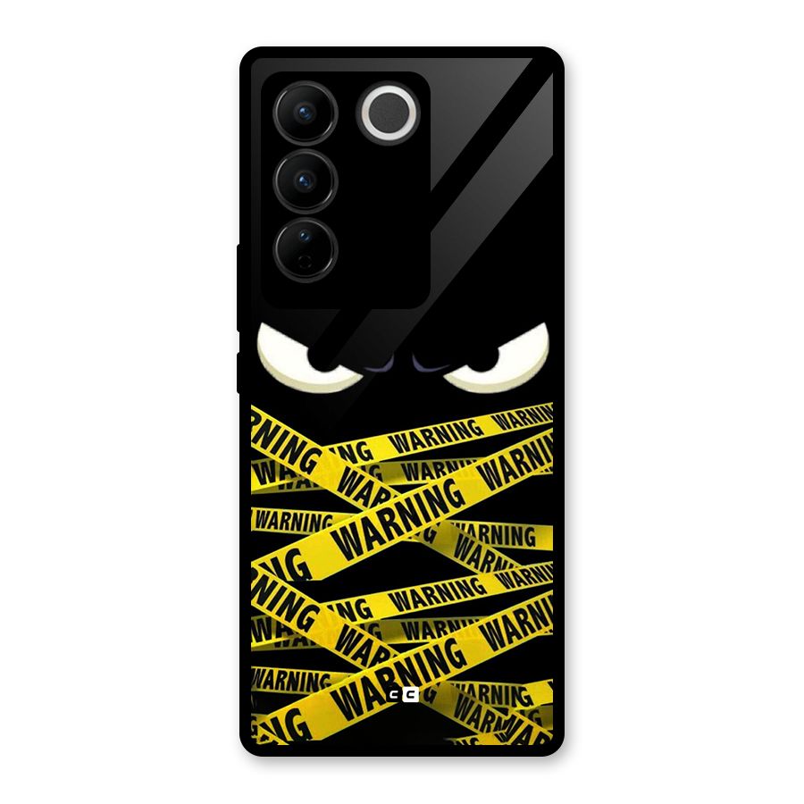 Warning Eyes Glass Back Case for Vivo V27