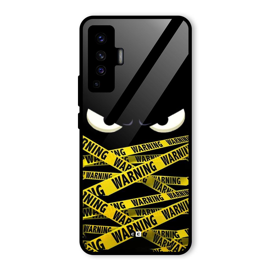 Warning Eyes Glass Back Case for Vivo X50