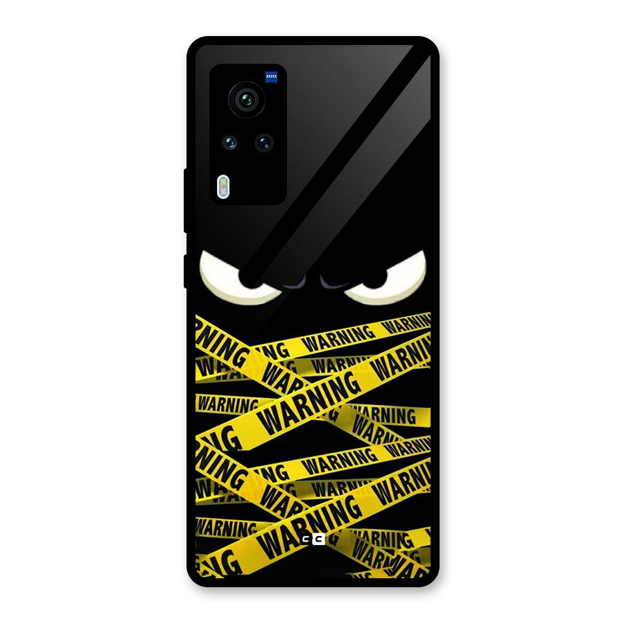 Warning Eyes Glass Back Case for Vivo X60 Pro