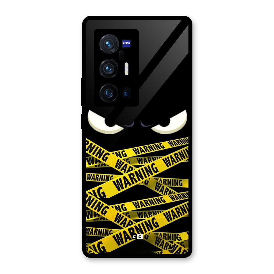 Warning Eyes Glass Back Case for Vivo X70 Pro Plus
