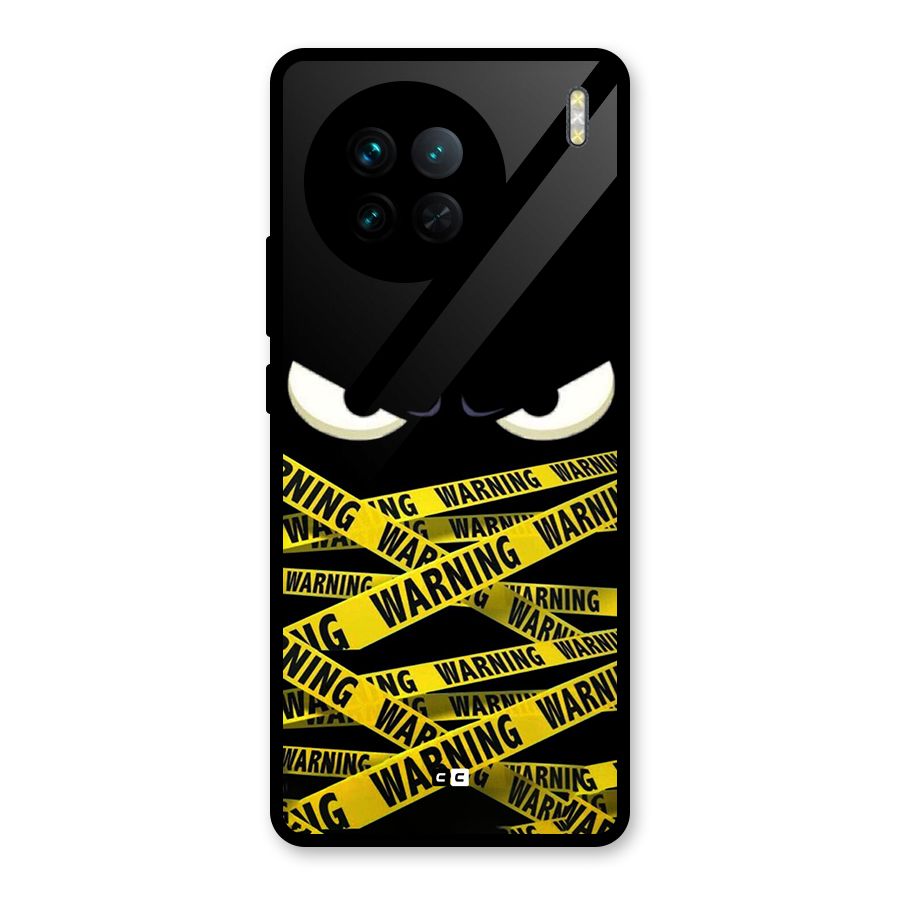 Warning Eyes Glass Back Case for Vivo X90
