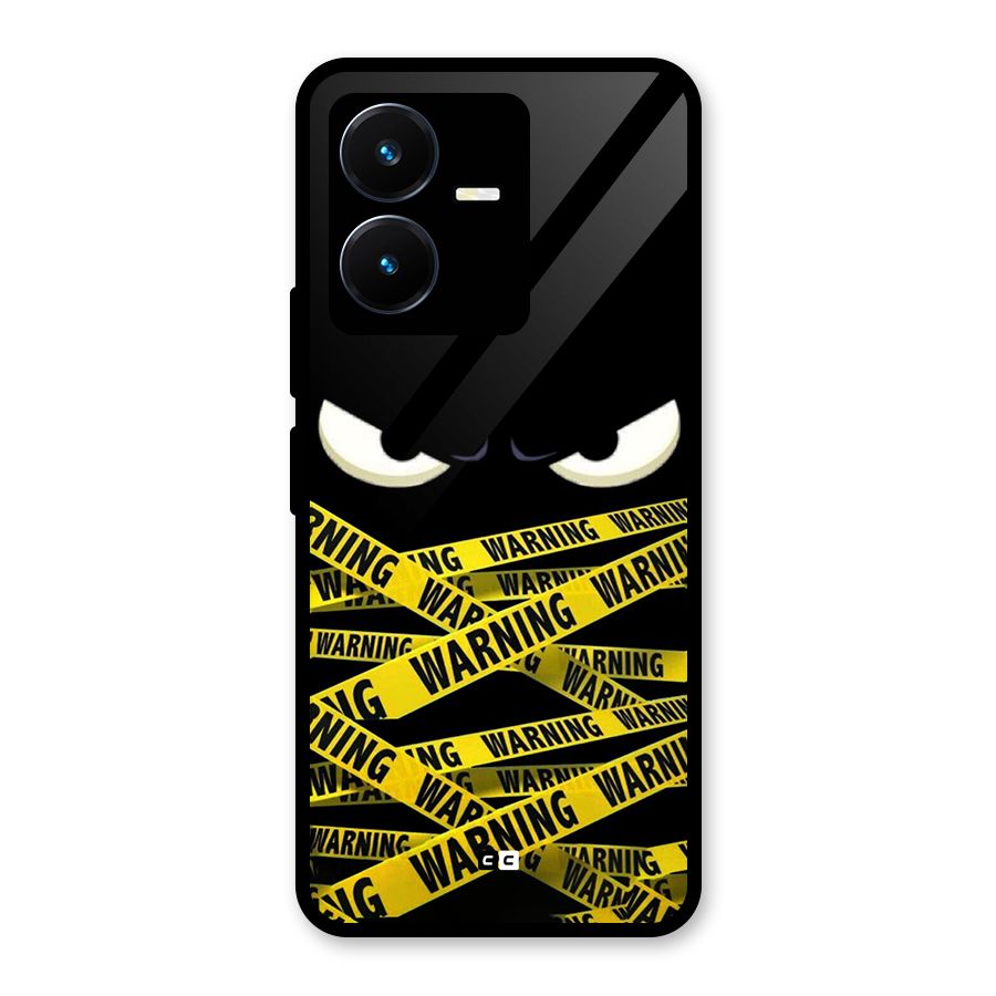 Warning Eyes Glass Back Case for Vivo Y22