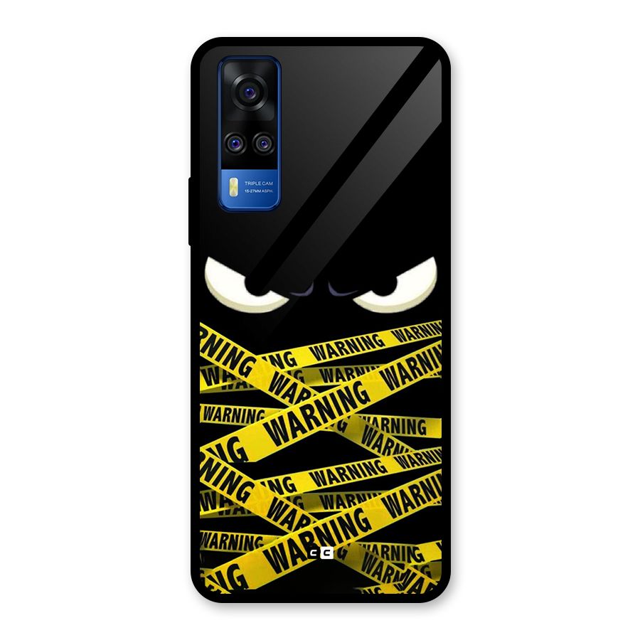 Warning Eyes Glass Back Case for Vivo Y31