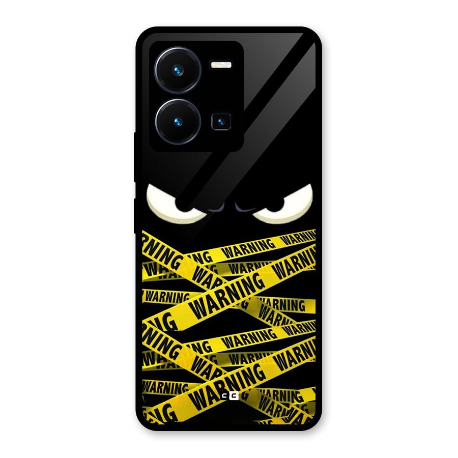 Warning Eyes Glass Back Case for Vivo Y35