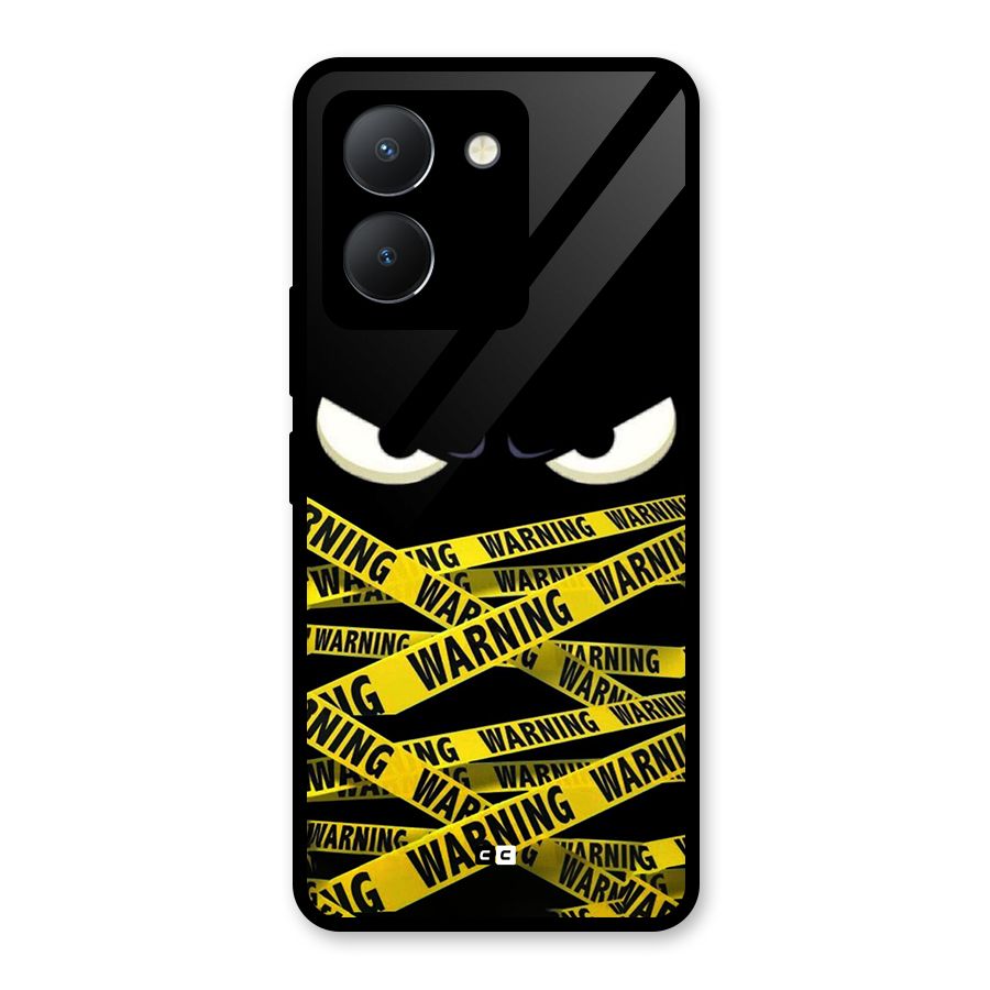 Warning Eyes Glass Back Case for Vivo Y36