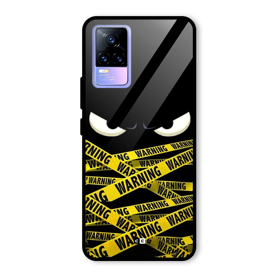Warning Eyes Glass Back Case for Vivo Y73