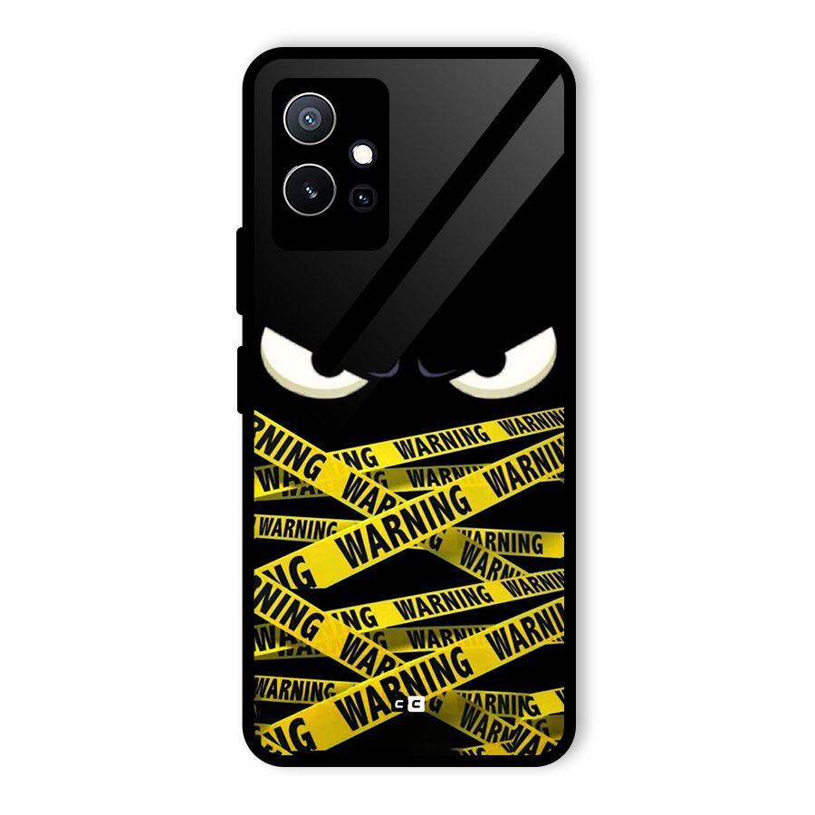 Warning Eyes Glass Back Case for Vivo Y75 5G