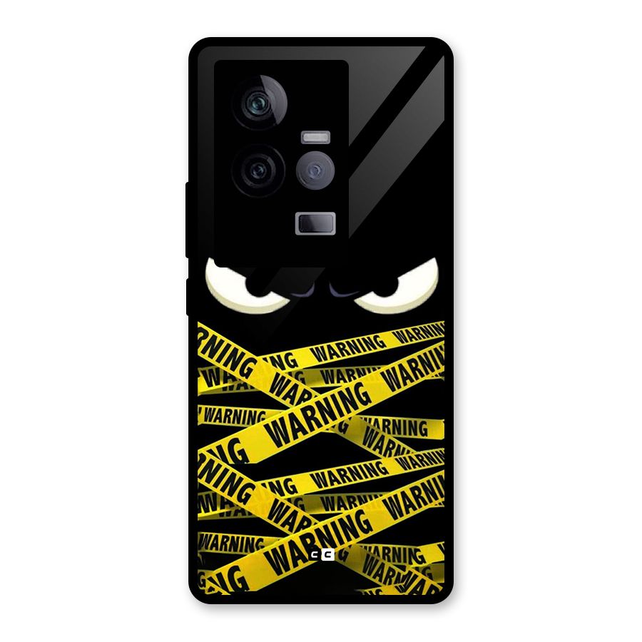 Warning Eyes Glass Back Case for Vivo iQOO 11 5G