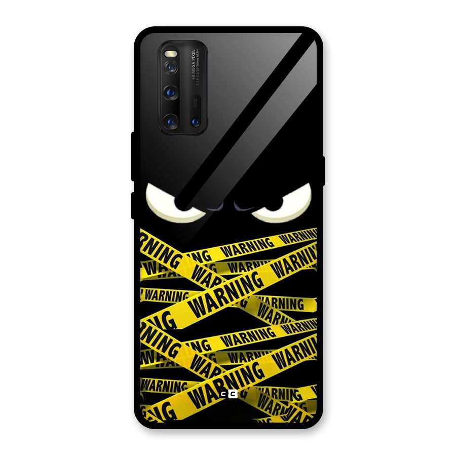 Warning Eyes Glass Back Case for Vivo iQOO 3
