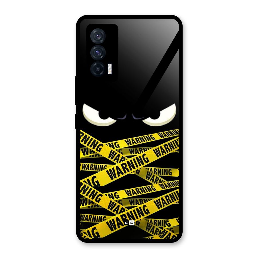 Warning Eyes Glass Back Case for Vivo iQOO 7 5G