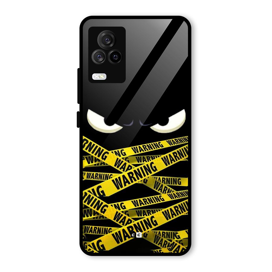 Warning Eyes Glass Back Case for Vivo iQOO 7 Legend 5G