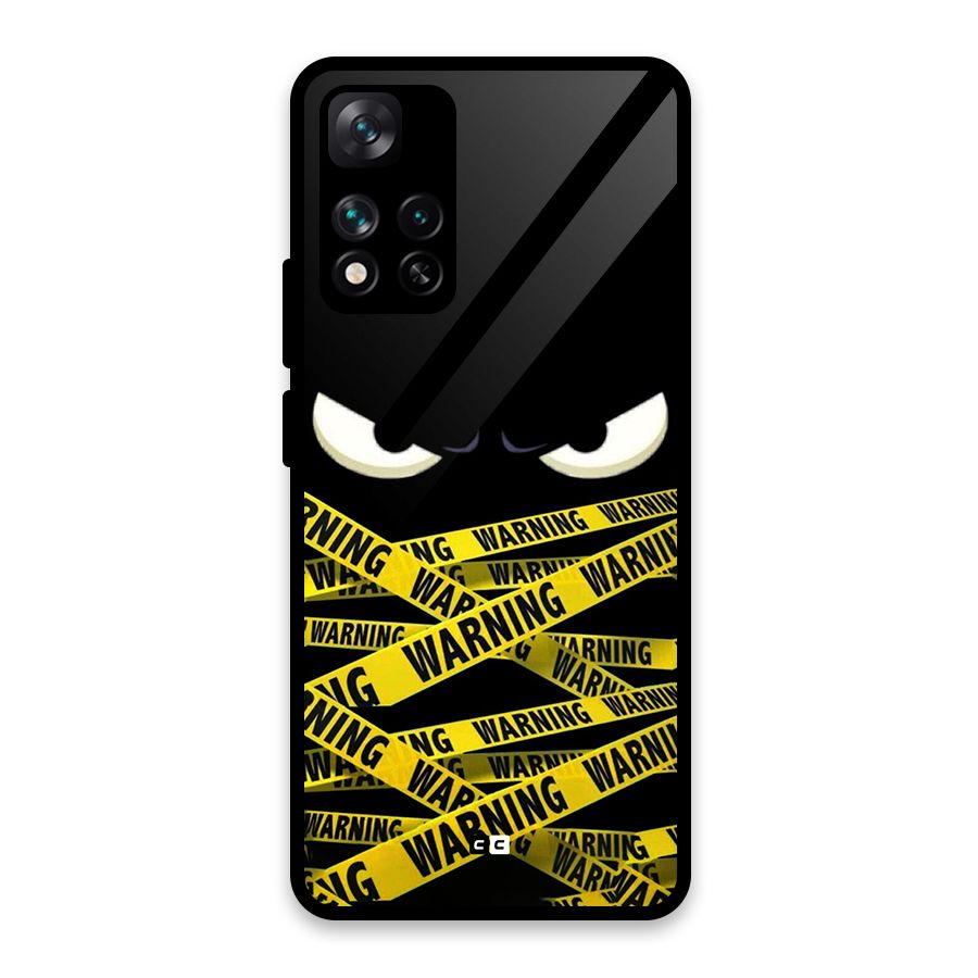 Warning Eyes Glass Back Case for Xiaomi 11i 5G