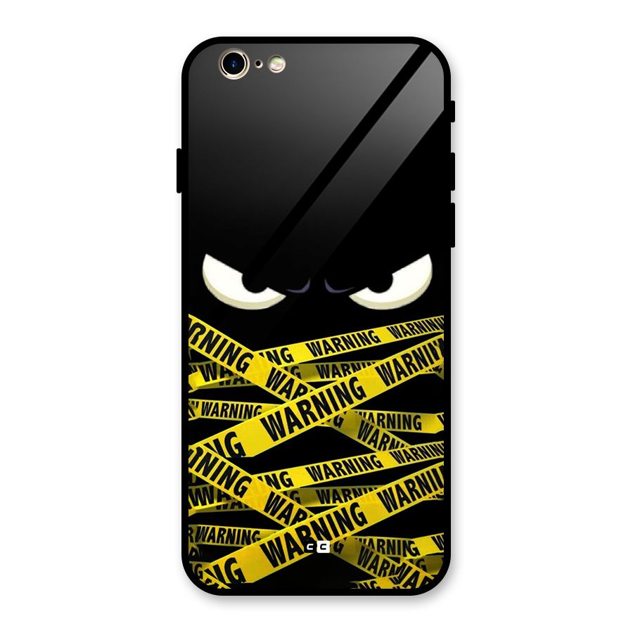 Warning Eyes Glass Back Case for iPhone 6 6S