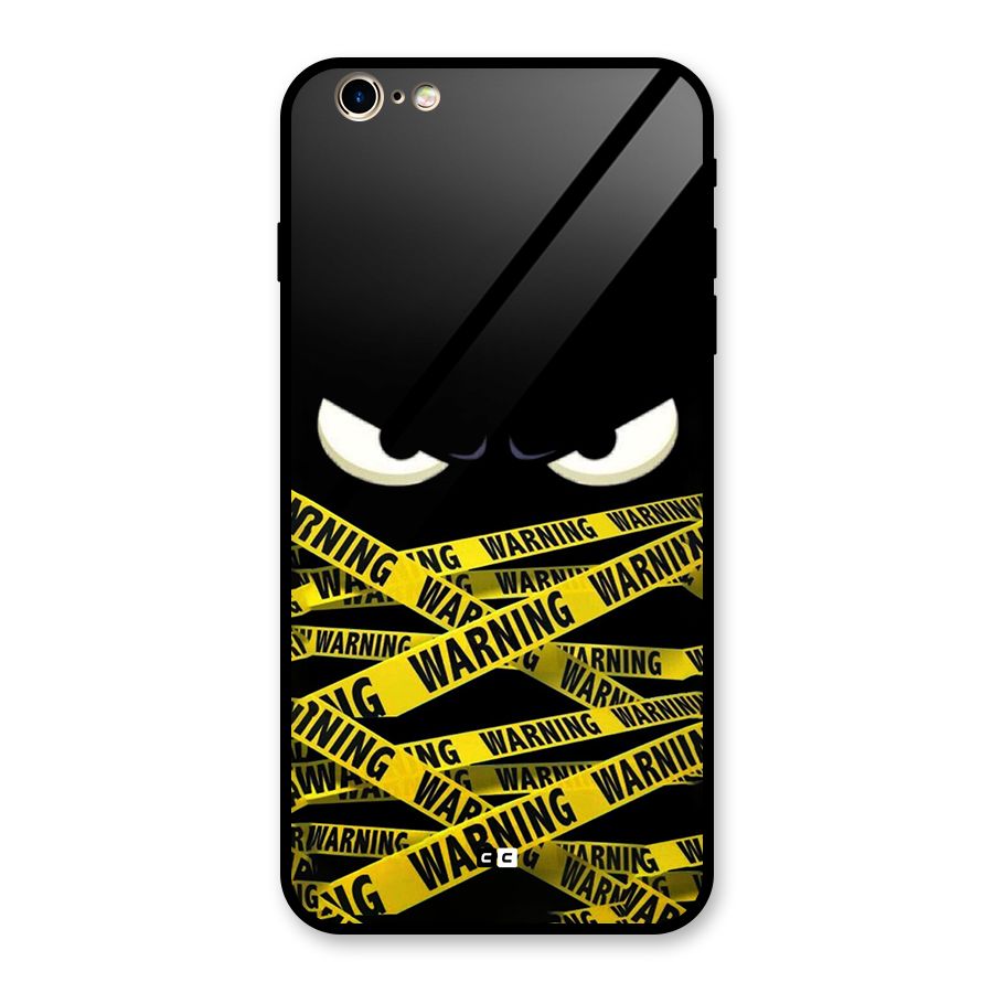 Warning Eyes Glass Back Case for iPhone 6 Plus 6S Plus