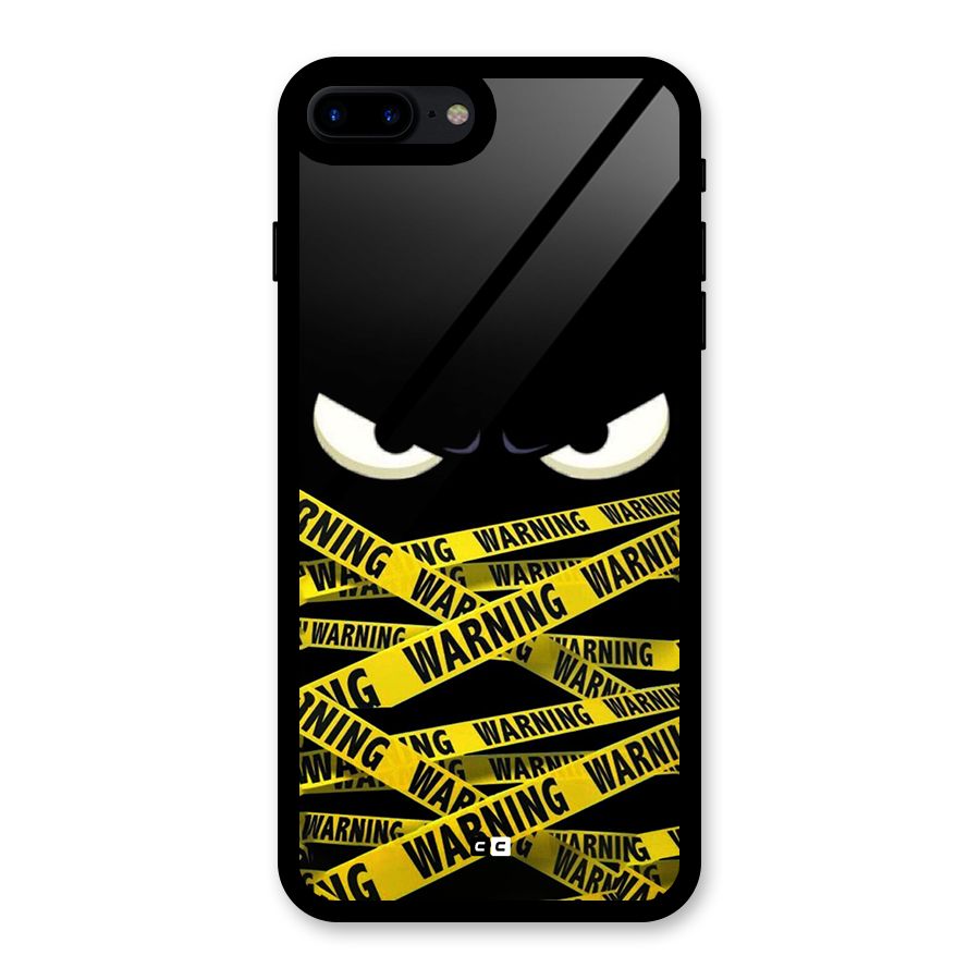 Warning Eyes Glass Back Case for iPhone 7 Plus