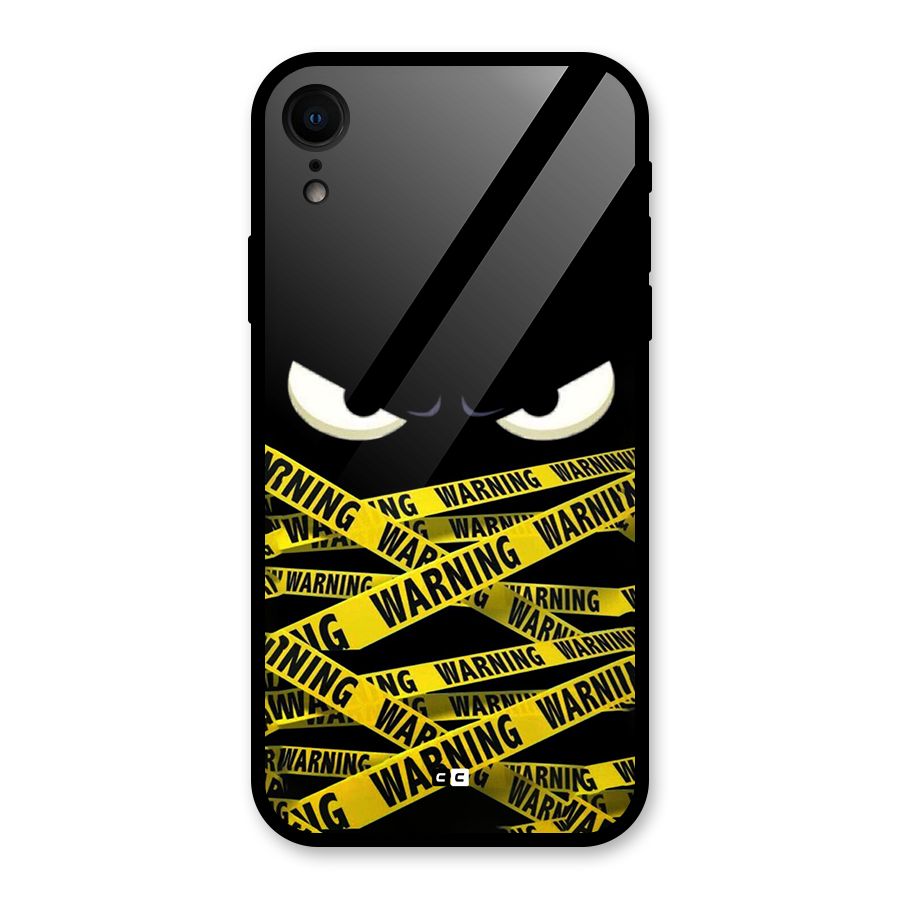 Warning Eyes Glass Back Case for iPhone XR