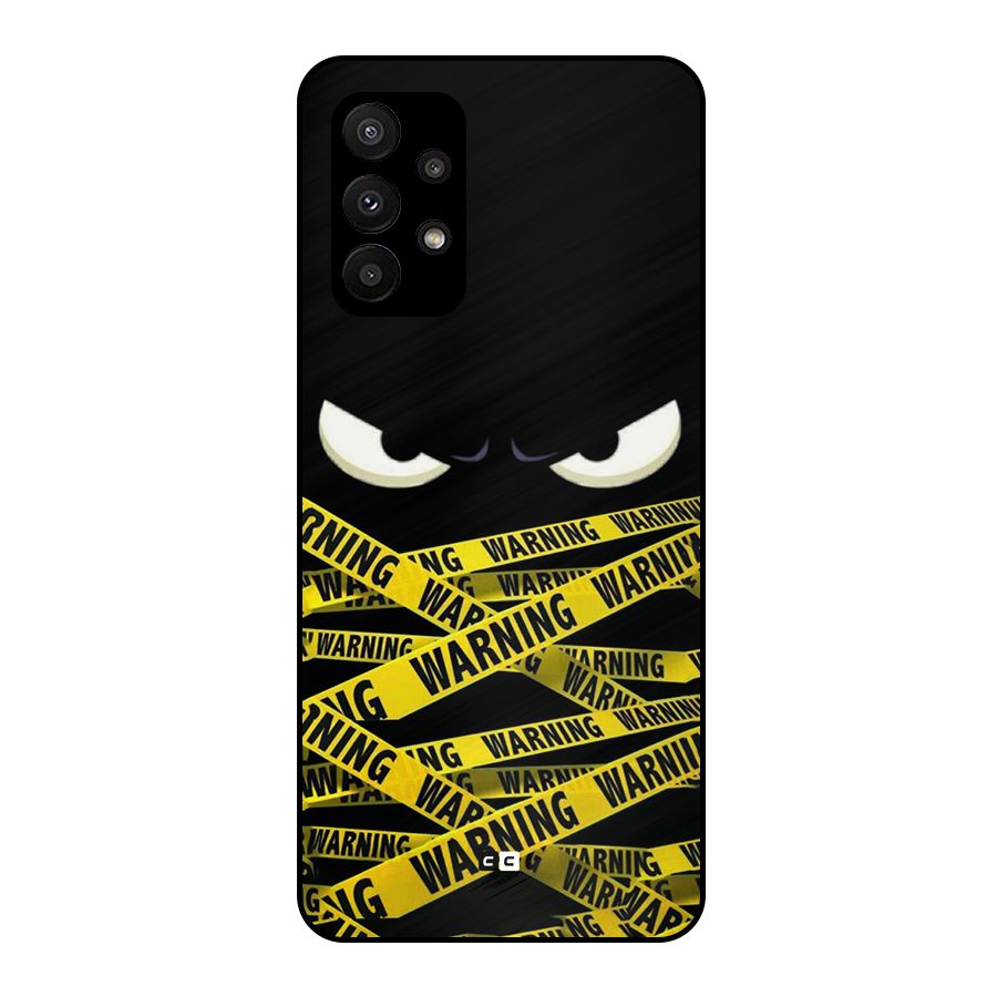 Warning Eyes Metal Back Case for Galaxy A23