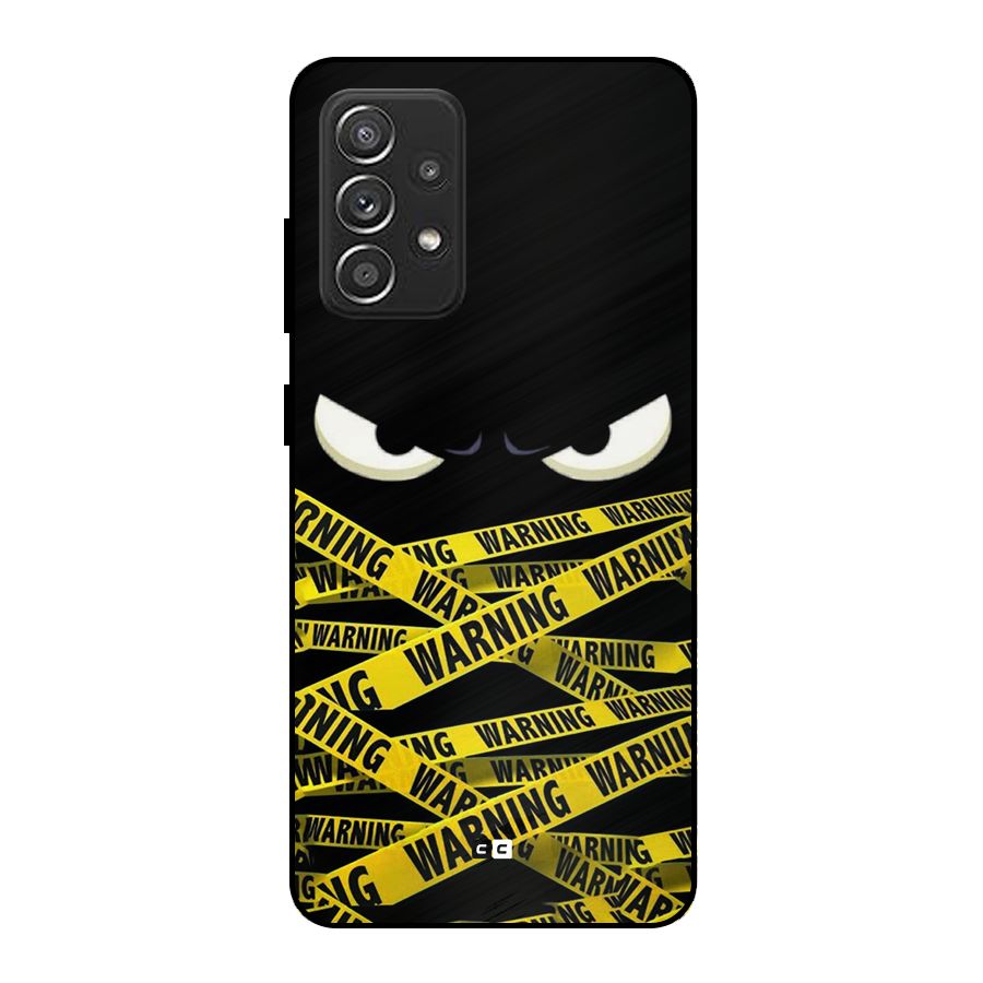 Warning Eyes Metal Back Case for Galaxy A52