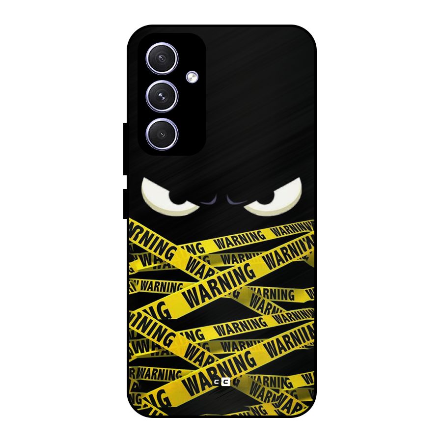 Warning Eyes Metal Back Case for Galaxy A54
