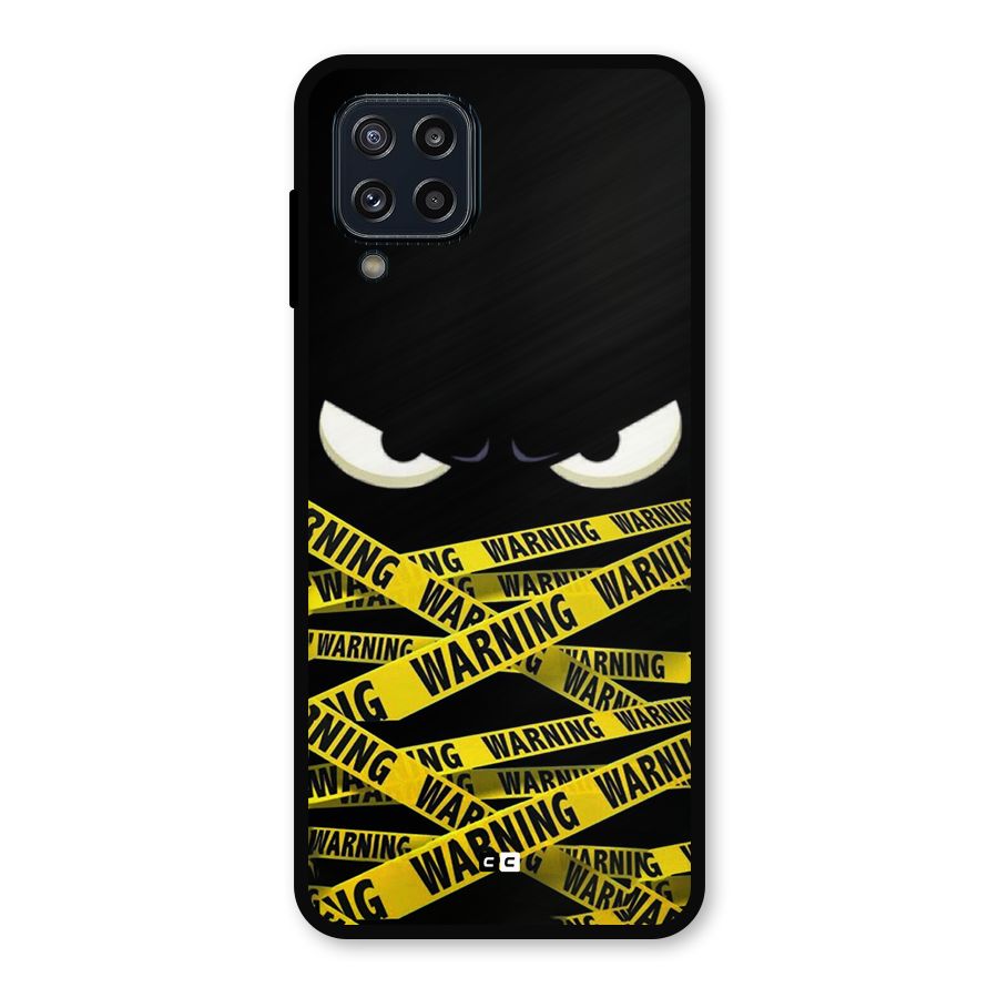 Warning Eyes Metal Back Case for Galaxy M32