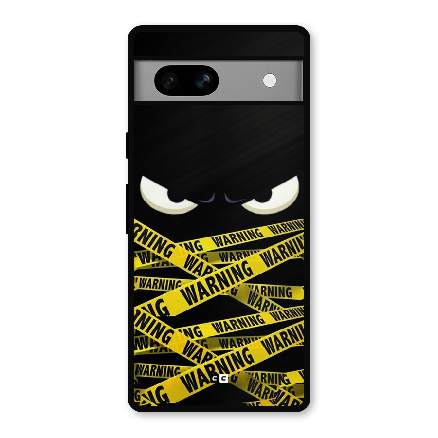 Warning Eyes Metal Back Case for Google Pixel 7a