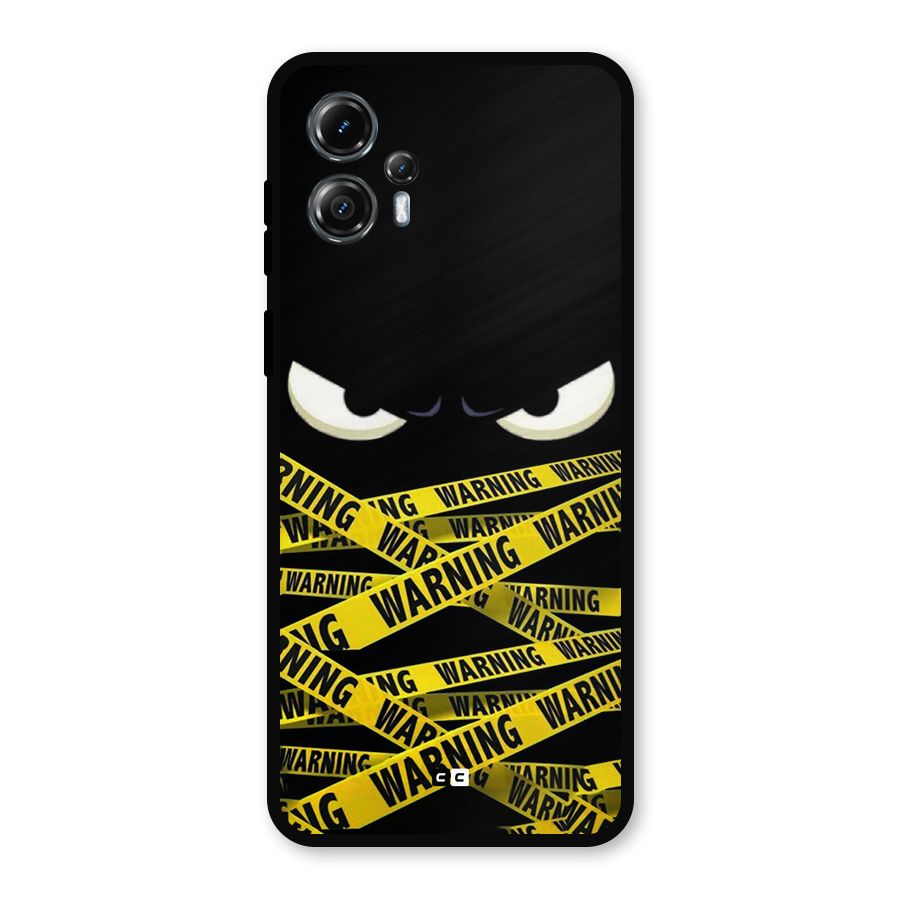 Warning Eyes Metal Back Case for Moto G13