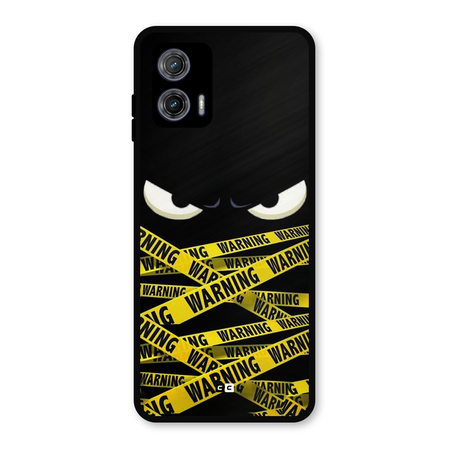 Warning Eyes Metal Back Case for Moto G73