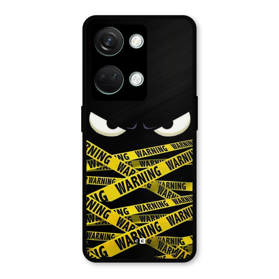 Warning Eyes Metal Back Case for OnePlus Nord 3