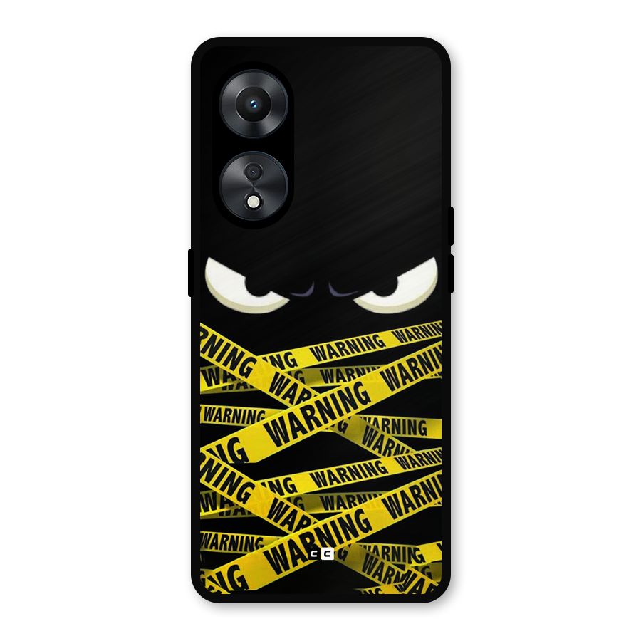 Warning Eyes Metal Back Case for Oppo A78