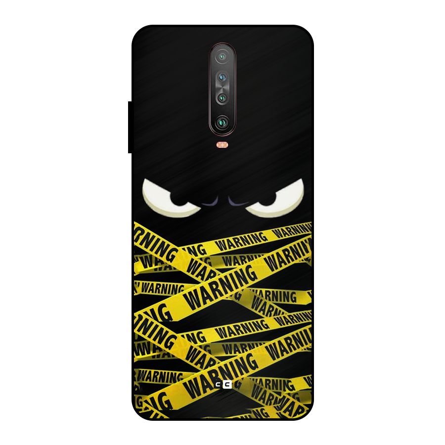 Warning Eyes Metal Back Case for Poco X2